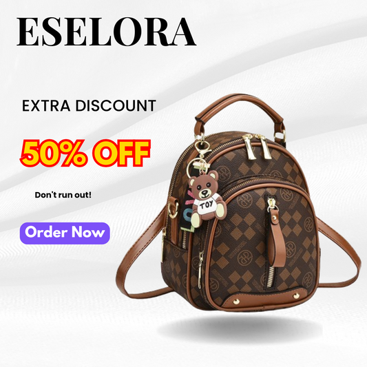 Eselora™ LuxeStyle Women’s Travel Backpack – Chic & Versatile