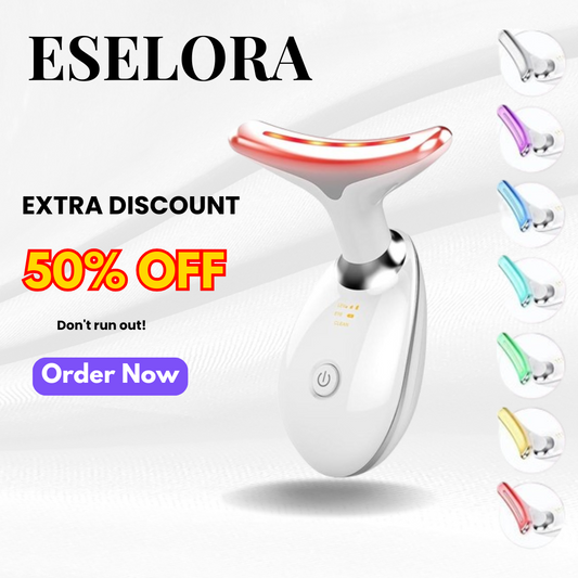 ESELORA™   Advanced GlowLift Pro – Smart Heat & Red Light Facial Revive   ESELORA