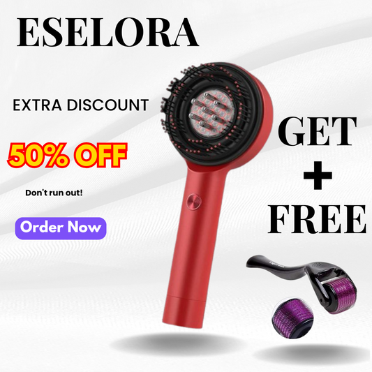 ESELORA™ Electric Scalp Revive Comb Red Light Therapy & Hair Wellness