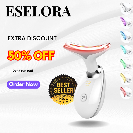 ESELORA™   Advanced GlowLift Pro – Smart Heat & Red Light Facial Revive   ESELORA